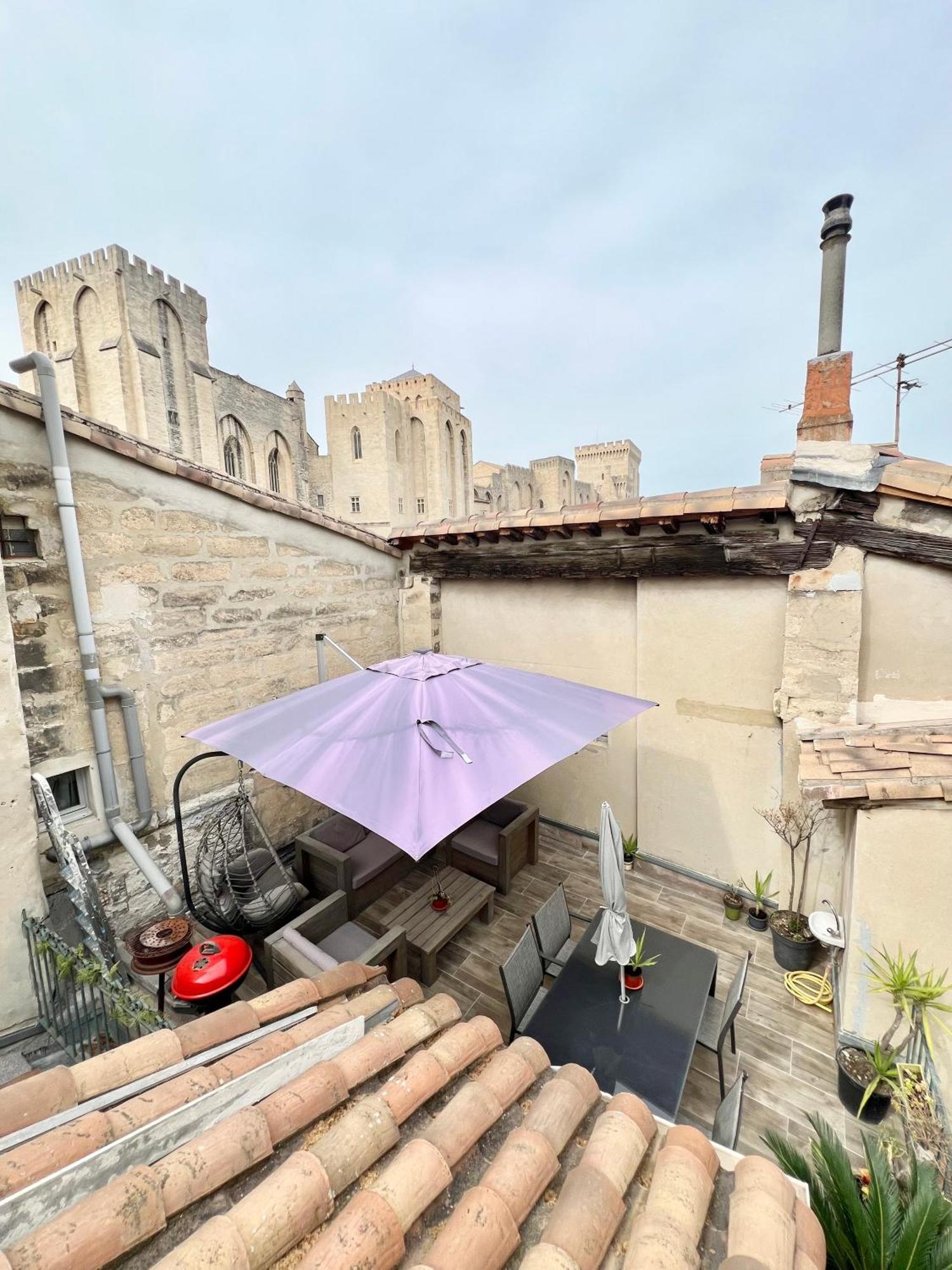 Апартаменти Renove, Vue Sur Palais Des Papes, Terrasse Et Wifi Troisieme Etage Авіньйон Екстер'єр фото